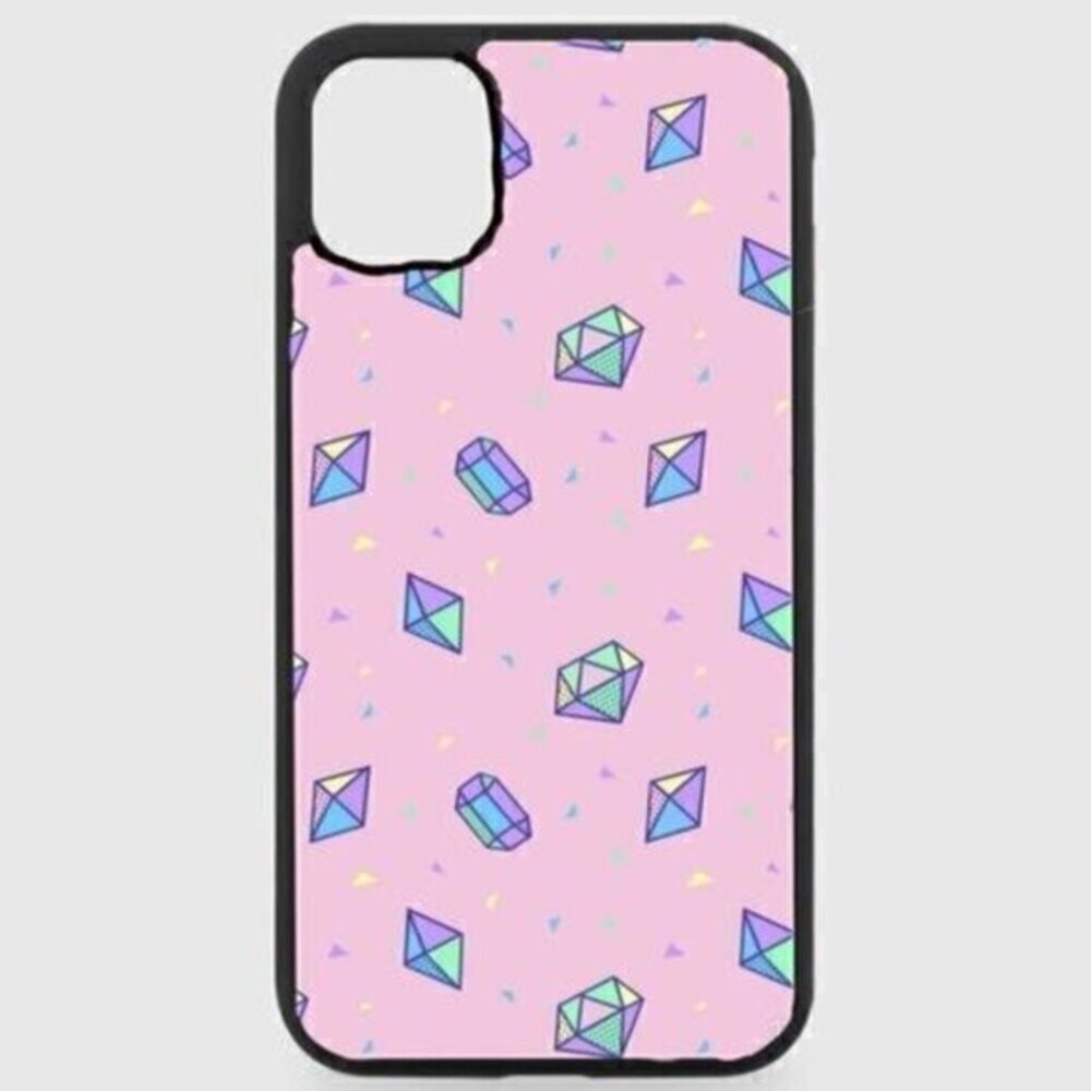 pink crystal phone case